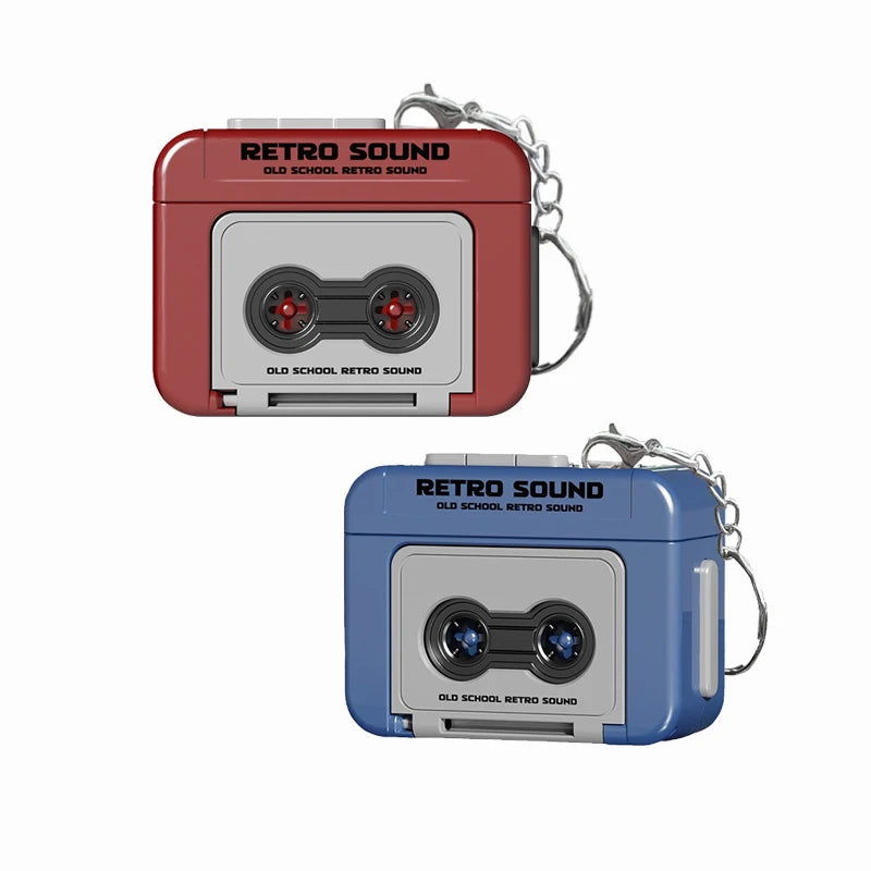  Vintage Mini Retro Cassette Key Chain 