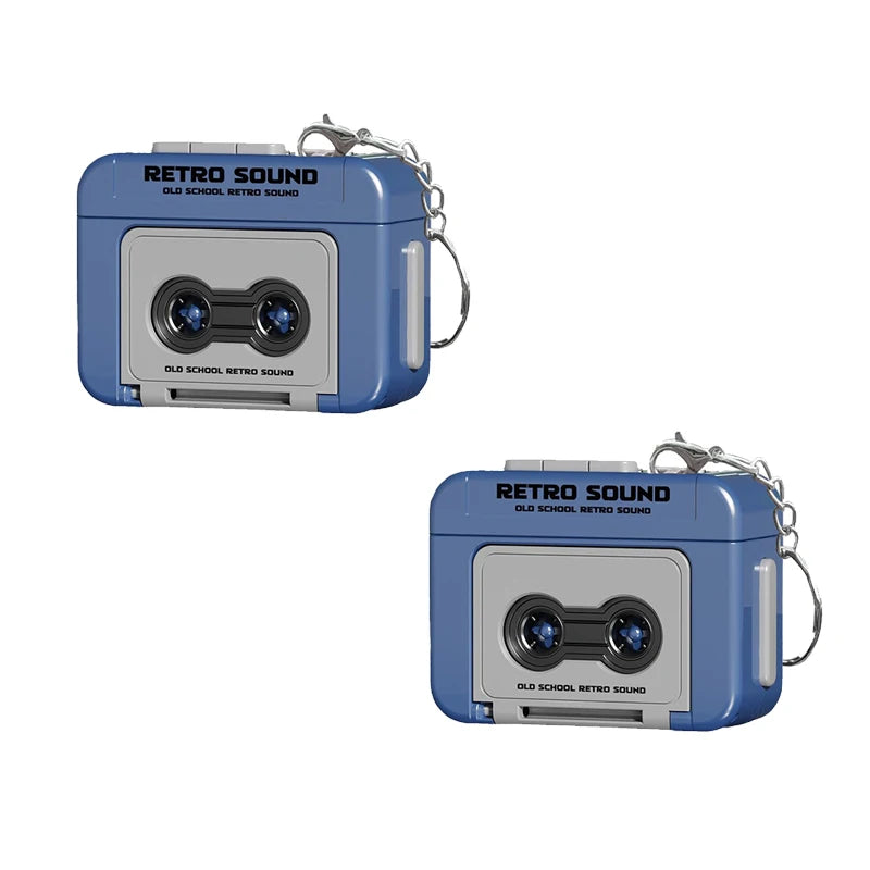 Vintage Mini Retro Cassette Key Chain 
