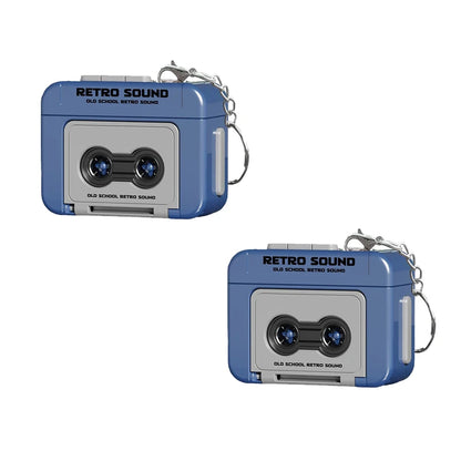  Vintage Mini Retro Cassette Key Chain 