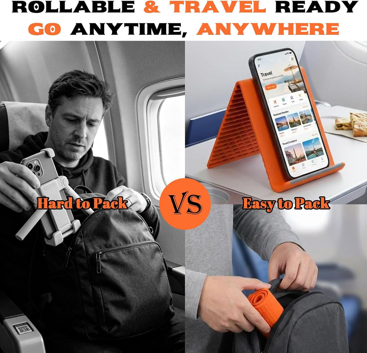 2 Flexible Silicone Phone Holders