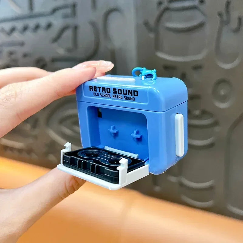  Vintage Mini Retro Cassette Key Chain 