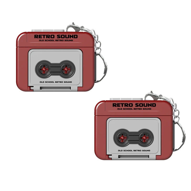  Vintage Mini Retro Cassette Key Chain 