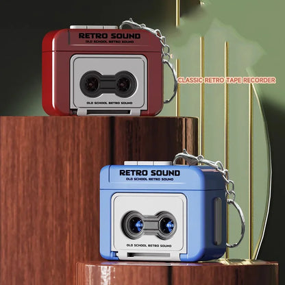  Vintage Mini Retro Cassette Key Chain 
