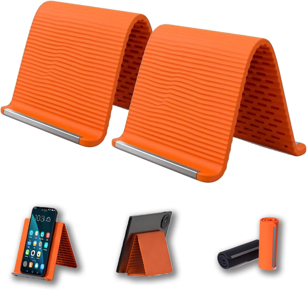 2 Flexible Silicone Phone Holders