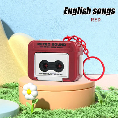  Vintage Mini Retro Cassette Key Chain 