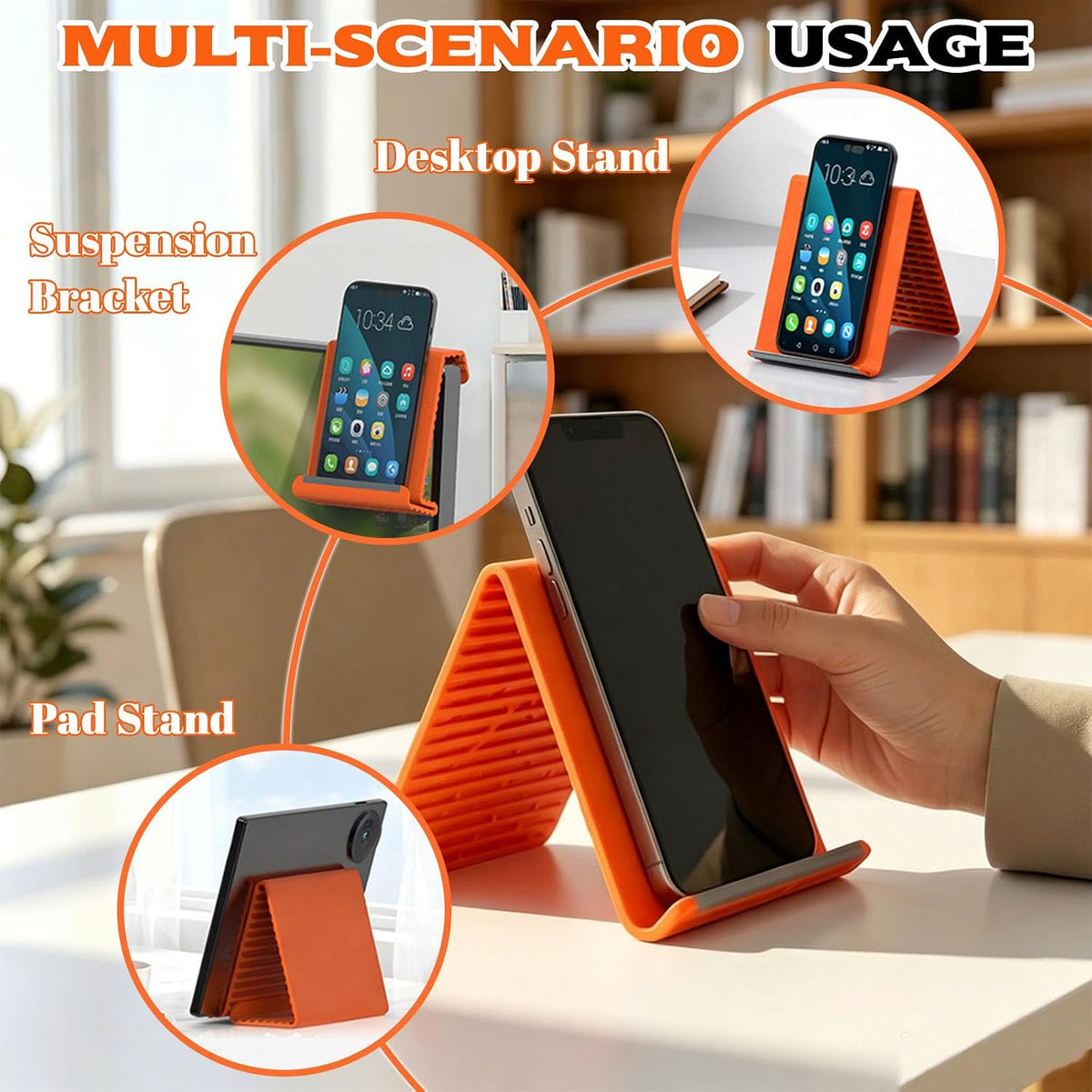 2 Flexible Silicone Phone Holders